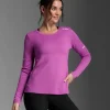 Outlet 2XU Aero Long Sleeve Hyper Violet/White Reflective