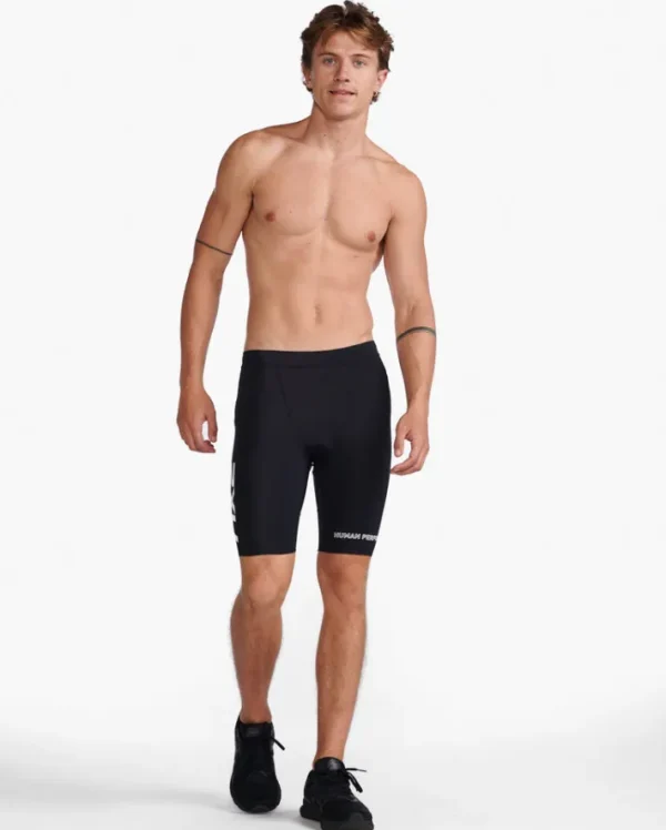 New 2XU Aero 9" Tri Shorts Black/White