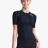 Online 2XU Aero Sleeved Tri Top Black/White