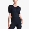 Hot 2XU Aero Sleeved Trisuit Black/White