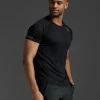 Best 2XU Aero Tee Black/Silver Reflective