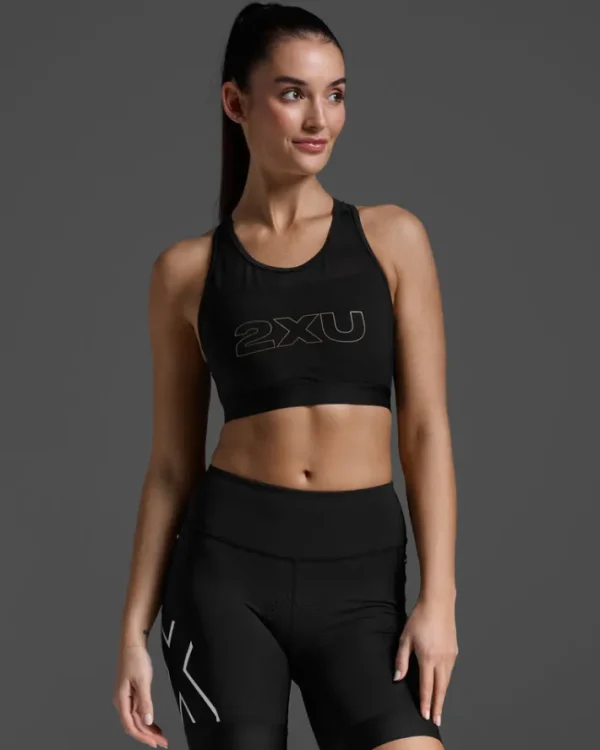 Sale 2XU Aero Tri Crop Black/White