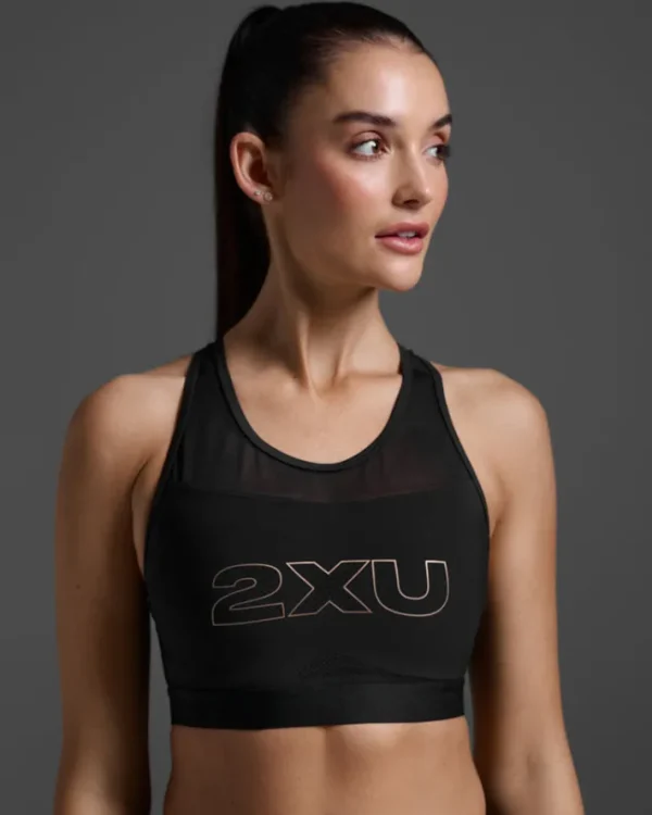 Sale 2XU Aero Tri Crop Black/White