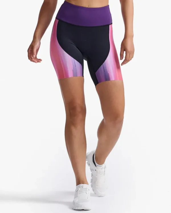 Hot 2XU Aero Tri Shorts Pastel Pink/Acai