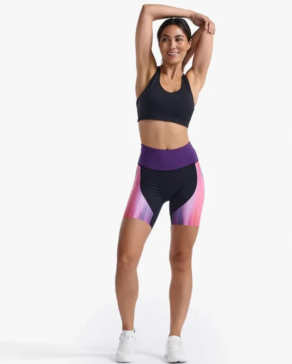 Hot 2XU Aero Tri Shorts Pastel Pink/Acai