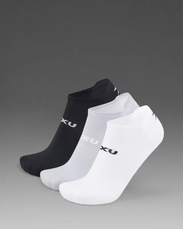 Outlet 2XU Ankle Socks 3 Pack Three/Colour