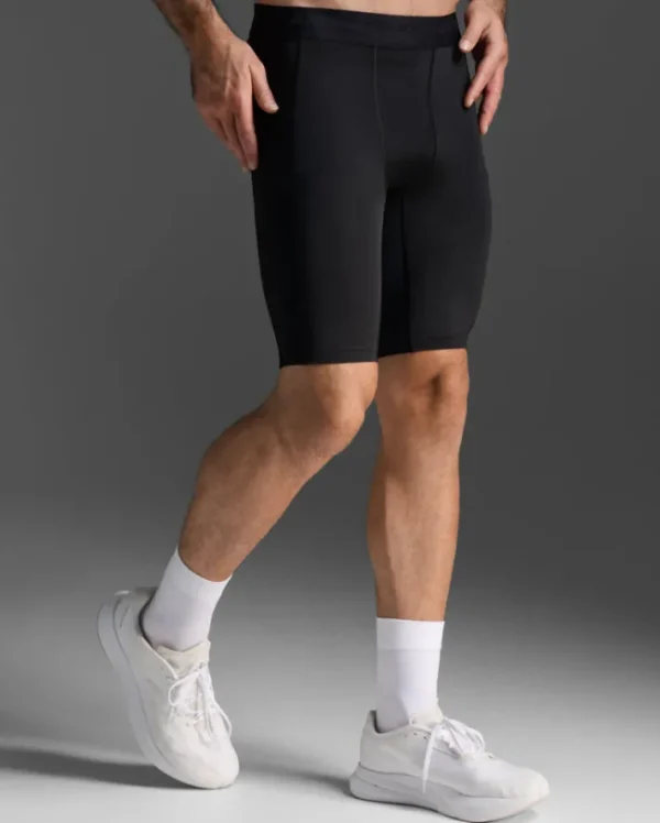 Online 2XU Base Layer Compression Shorts Black/Nero