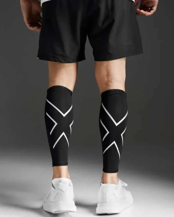 Best 2XU Compression Calf Guards Black/Black