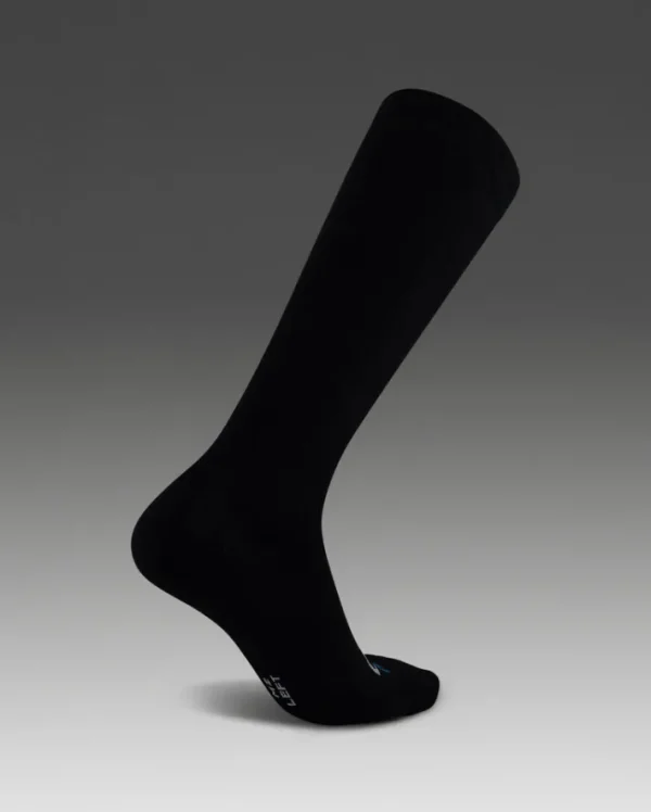 Clearance 2XU 24/7 Compression Socks Black/Black