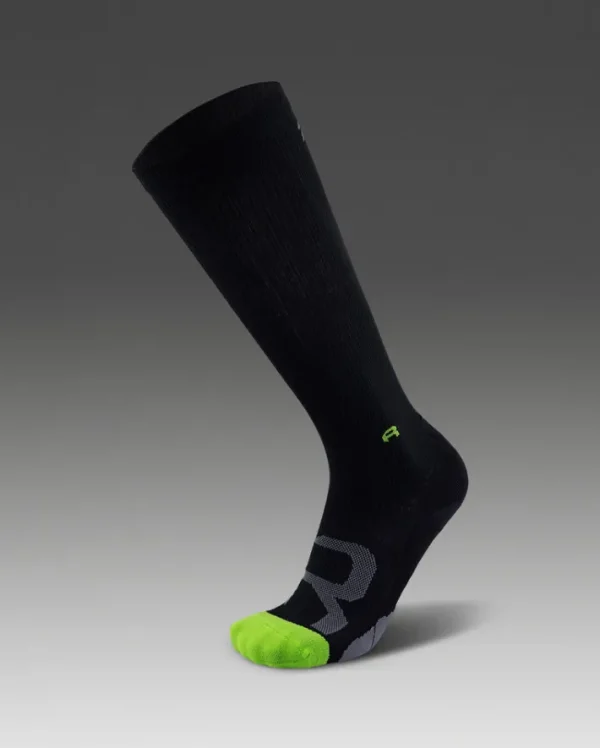 New 2XU Compression Socks For Recovery Black/Grey