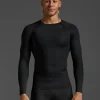 Outlet 2XU Core Compression Long Sleeve Black/No Logo