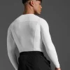 Sale 2XU Core Compression Long Sleeve White/No Logo