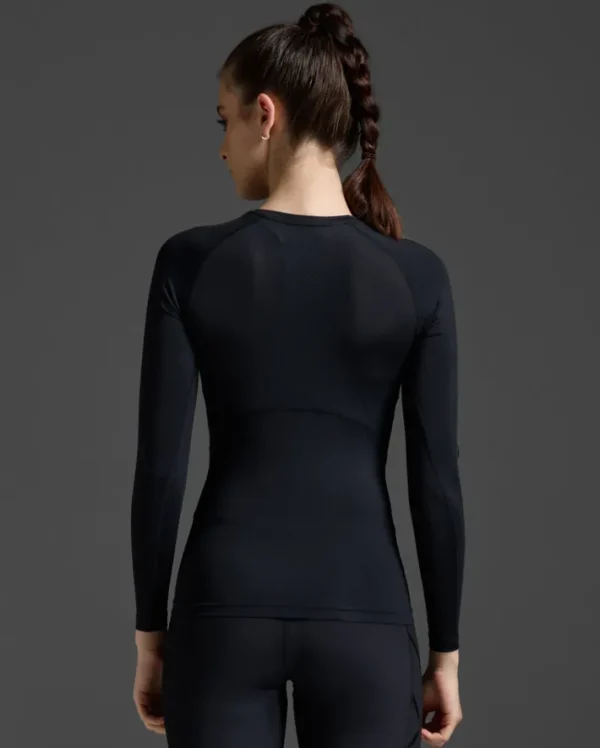 Online 2XU Core Compression Long Sleeve Black/No Logo