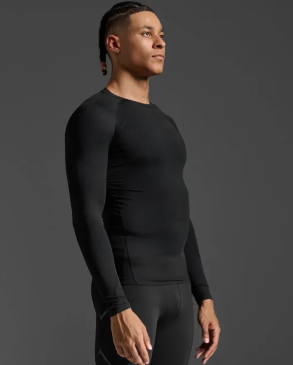 Outlet 2XU Core Compression Long Sleeve Black/No Logo