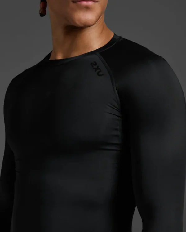 Outlet 2XU Core Compression Long Sleeve Black/No Logo