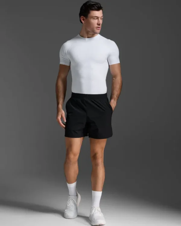 Outlet 2XU Core Compression Short Sleeve White/No Logo