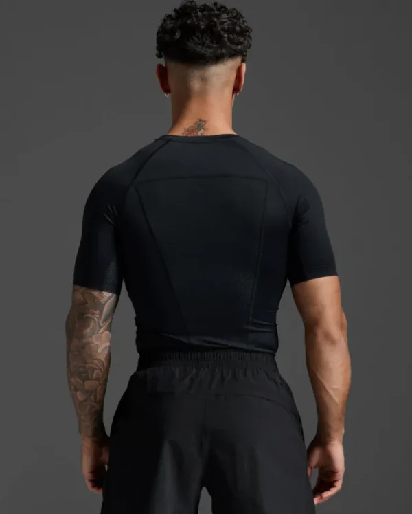 Clearance 2XU Core Compression Short Sleeve Black/No Logo