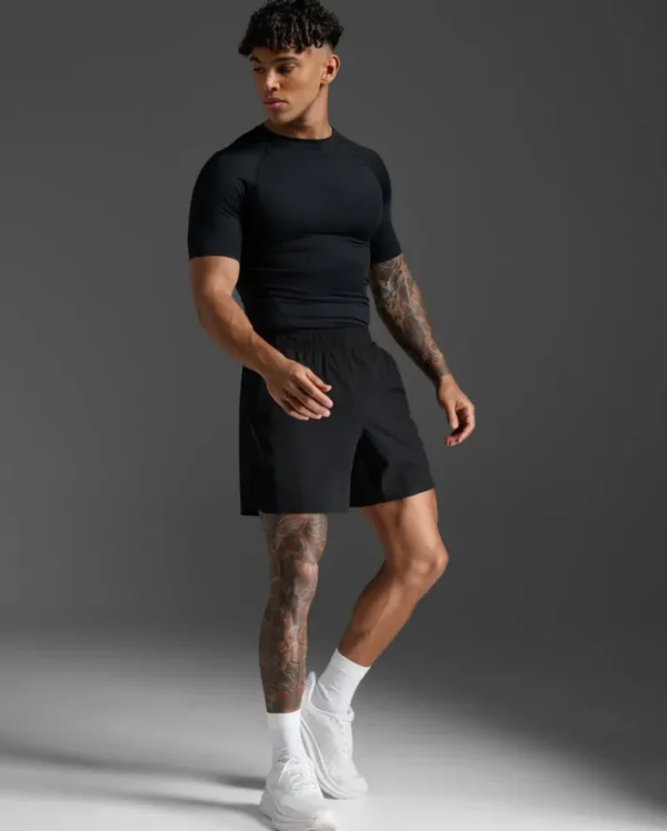 Clearance 2XU Core Compression Short Sleeve Black/No Logo