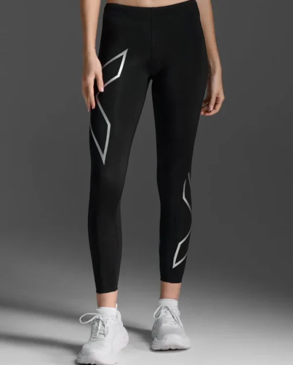 Discount 2XU Core Compression Tights Black/Silver