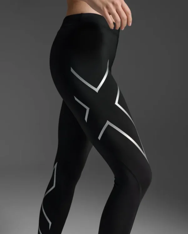 Discount 2XU Core Compression Tights Black/Silver