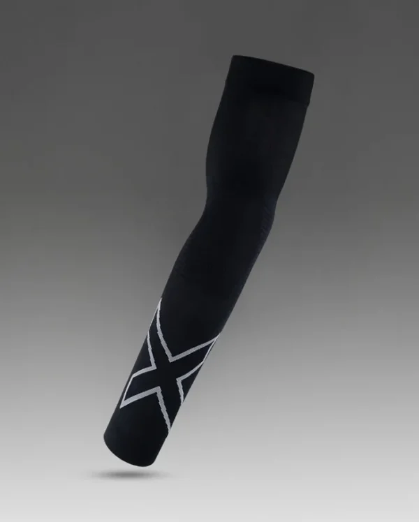 Clearance 2XU Flex Compression Arm Sleeve (Single) Black/Grey