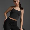 Outlet 2XU Flex Crop Tank Black/Black