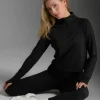 Sale 2XU Flex Waffle 1/2 Zip Long Sleeve Black/Black