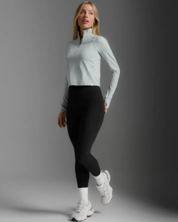 Sale 2XU Flex Waffle 1/2 Zip Long Sleeve Harbor Mist/Harbor Mist