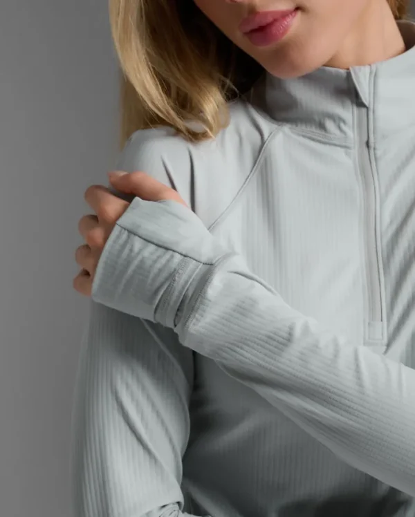 Sale 2XU Flex Waffle 1/2 Zip Long Sleeve Harbor Mist/Harbor Mist