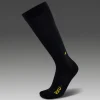 Discount 2XU Flight Compression Socks Black/Black