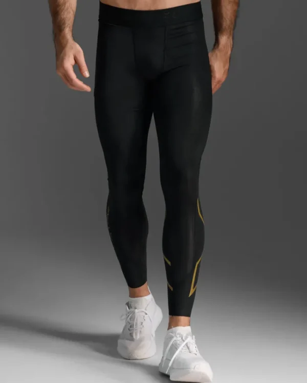 Discount 2XU Force Compression Tights Black/Gold