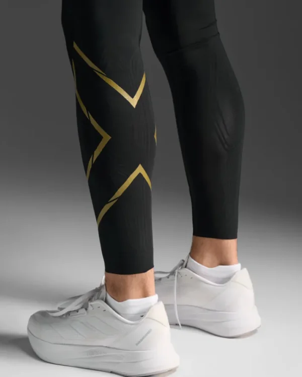 Discount 2XU Force Compression Tights Black/Gold