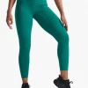 Hot 2XU Form Soft Touch Hi-Rise Compression 7/8 Tights Forest Green/Forest Green