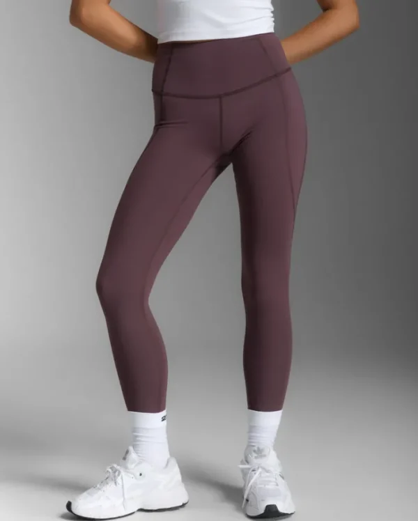 Best 2XU Form Soft Touch Hi-Rise Compression Tights Raisin/Raisin