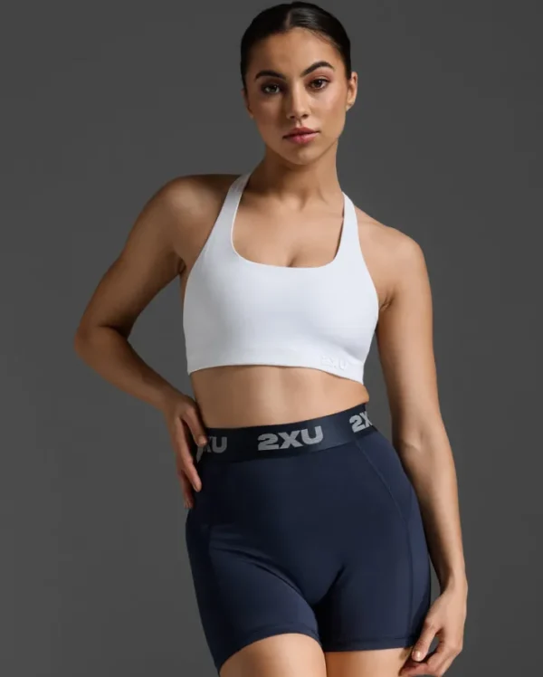 Outlet 2XU Form Strappy Low Impact Bra White/White