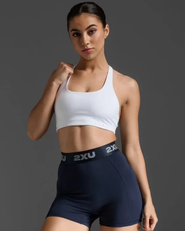 Outlet 2XU Form Strappy Low Impact Bra White/White