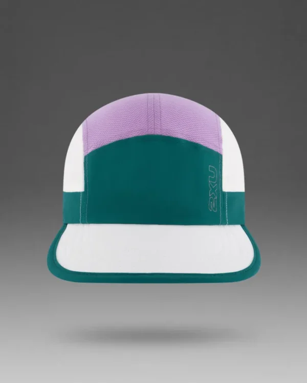 Hot 2XU Light Speed Cap Slate Green/Grape Fizz