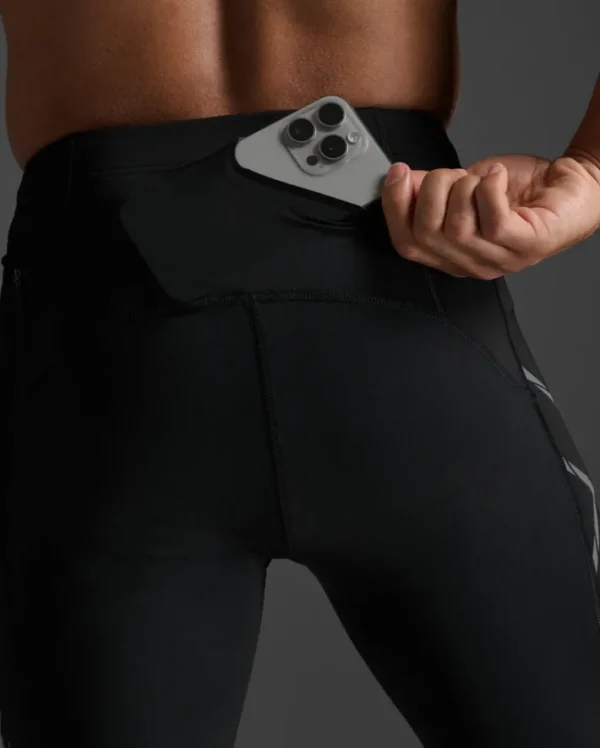 Online 2XU Light Speed Compression Shorts Black/ Black Reflective