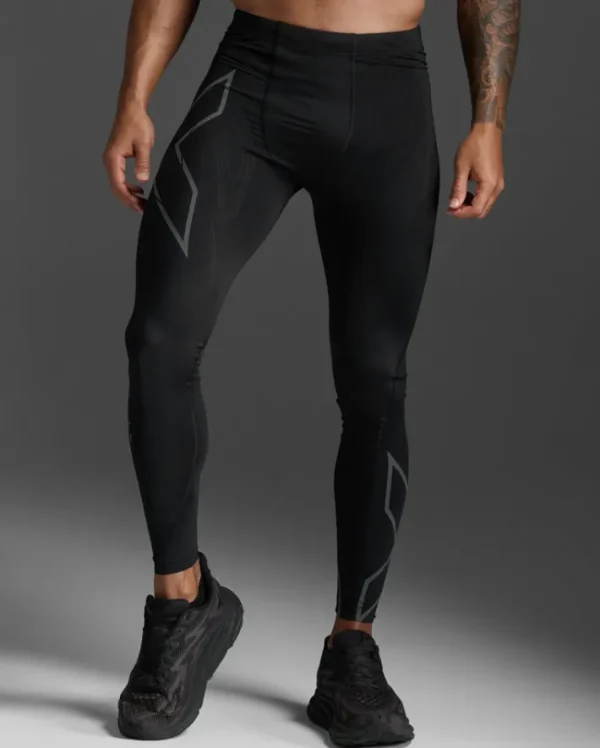 Sale 2XU Light Speed Compression Tights Black/ Black Reflective