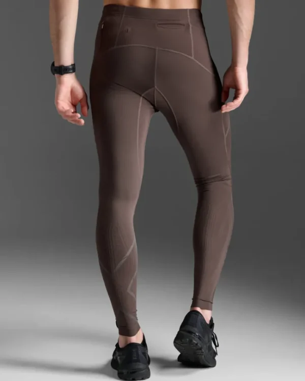 Discount 2XU Light Speed Compression Tights Raisin/Raisin Reflective