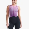 Best 2XU Light Speed Front Zip Trisuit Wood Violet/Pastel Pink