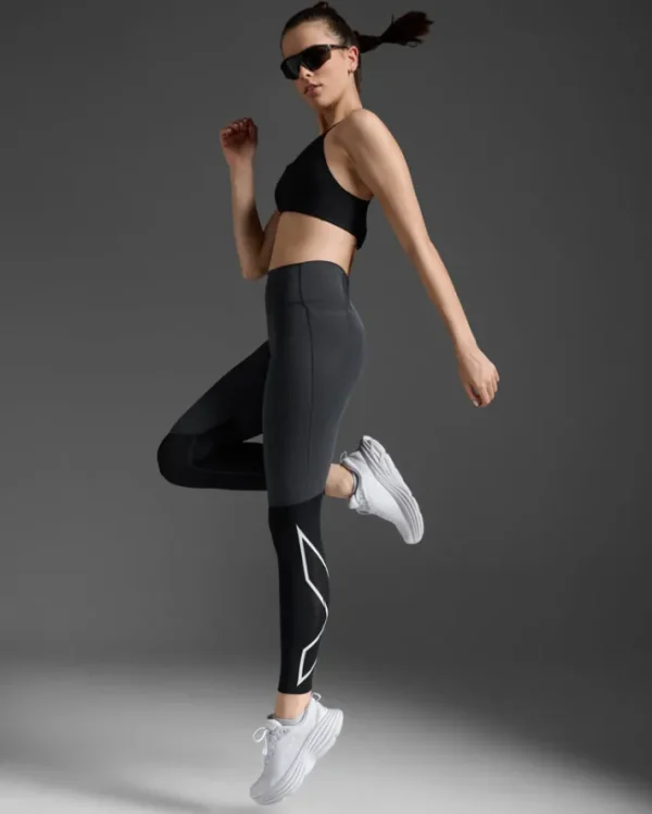 Online 2XU Light Speed React Hi-Rise Compression Tights