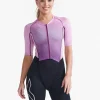 Best 2XU Light Speed Sleeved Trisuit Wood Violet/Pastel Pink