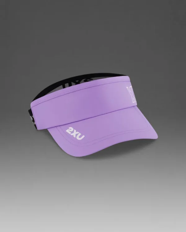 Hot 2XU Performance Visor Grape Fizz/White