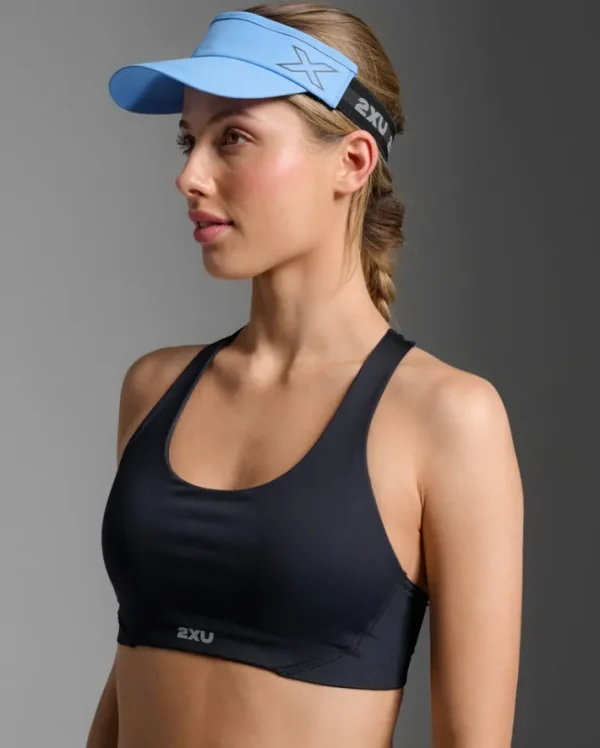 Outlet 2XU Performance Visor Azure Blue/Black