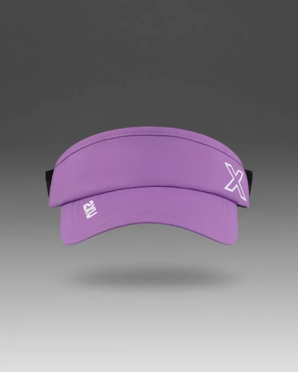 Best 2XU Performance Visor Thistle/White