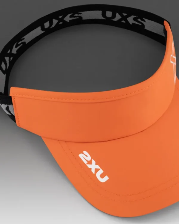 Hot 2XU Performance Visor Ember/White