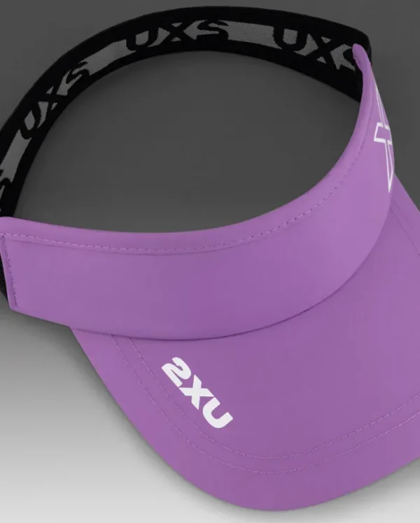 Best 2XU Performance Visor Thistle/White