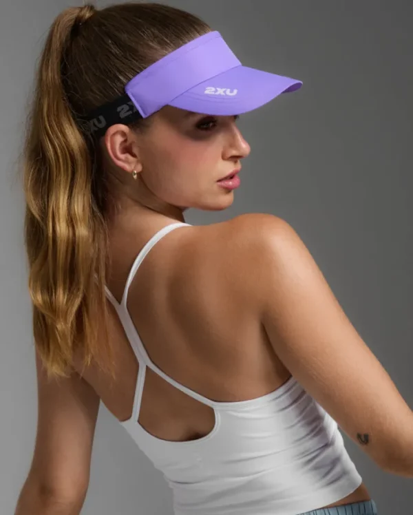 Hot 2XU Performance Visor Grape Fizz/White