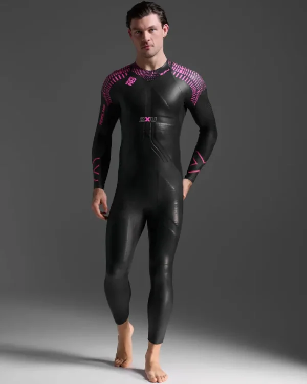 Hot 2XU Propel Pro Wetsuit Black/Punk Pink